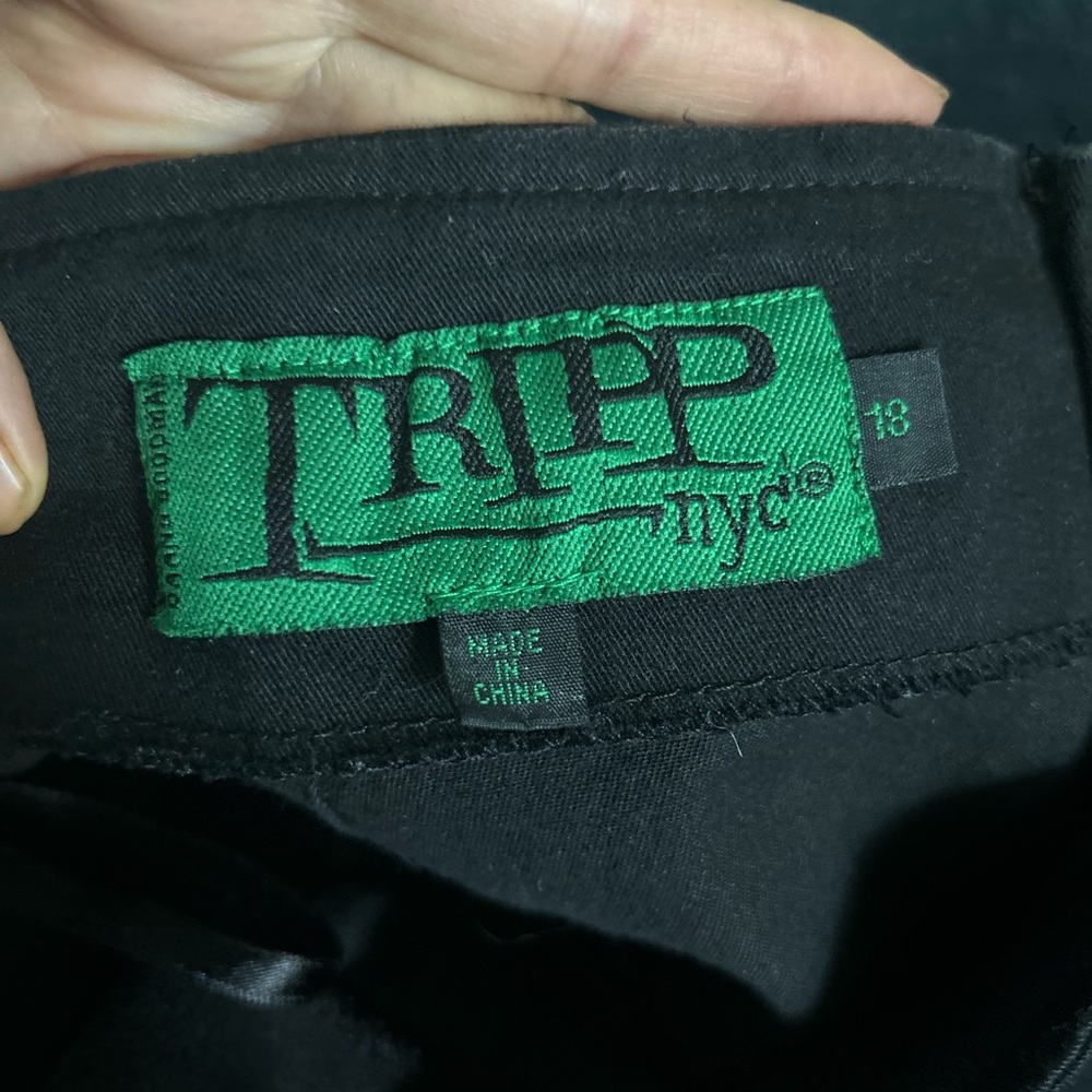 Tripp Plaid Green and Black Mini Skirt - Picture 6 of 6